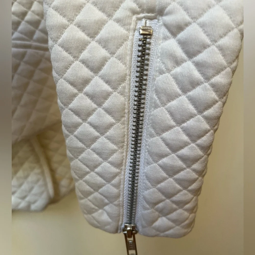 Generation Love White Quilted Bomber Jacket - Picture 6 of 6
